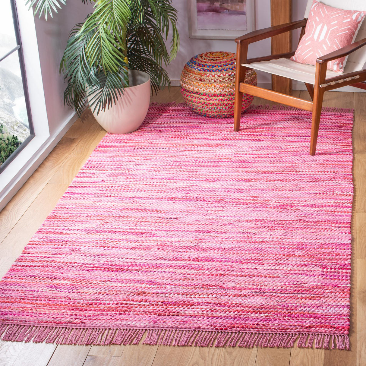 Safavieh Montauk Mtk251U Pink Rugs.