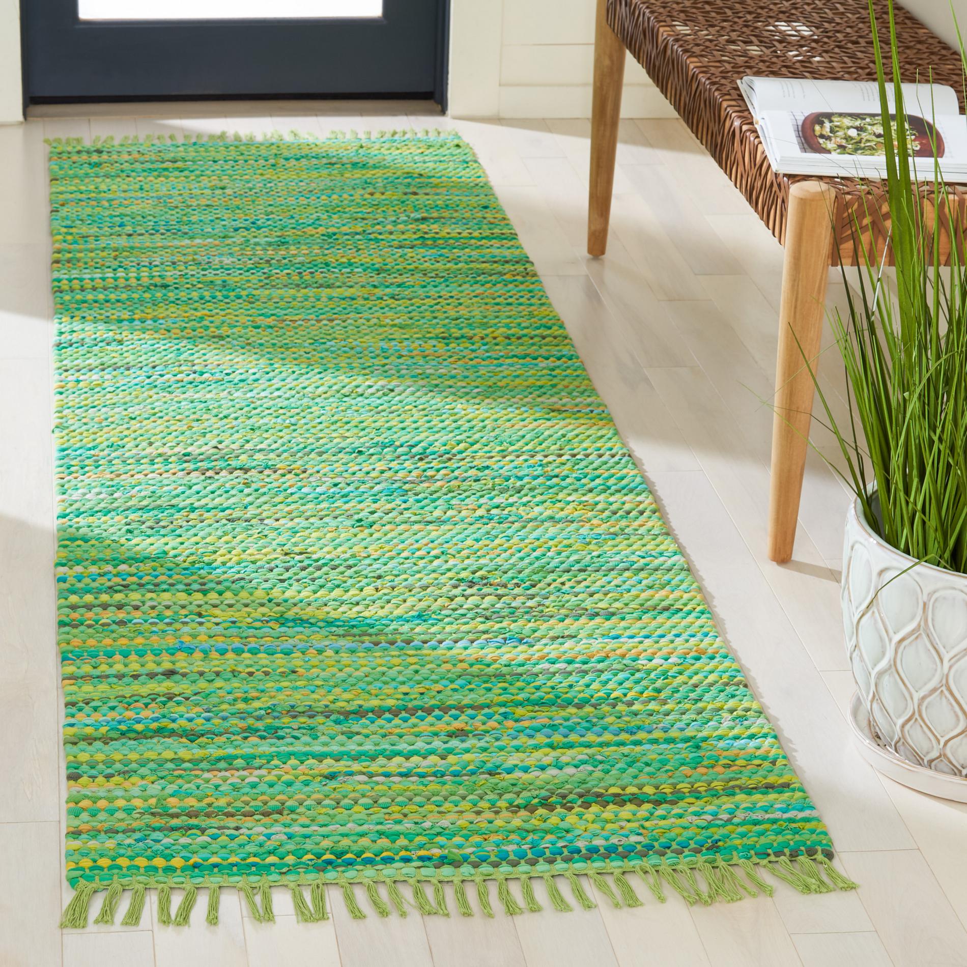 Safavieh Montauk Mtk251Y Green Area Rug