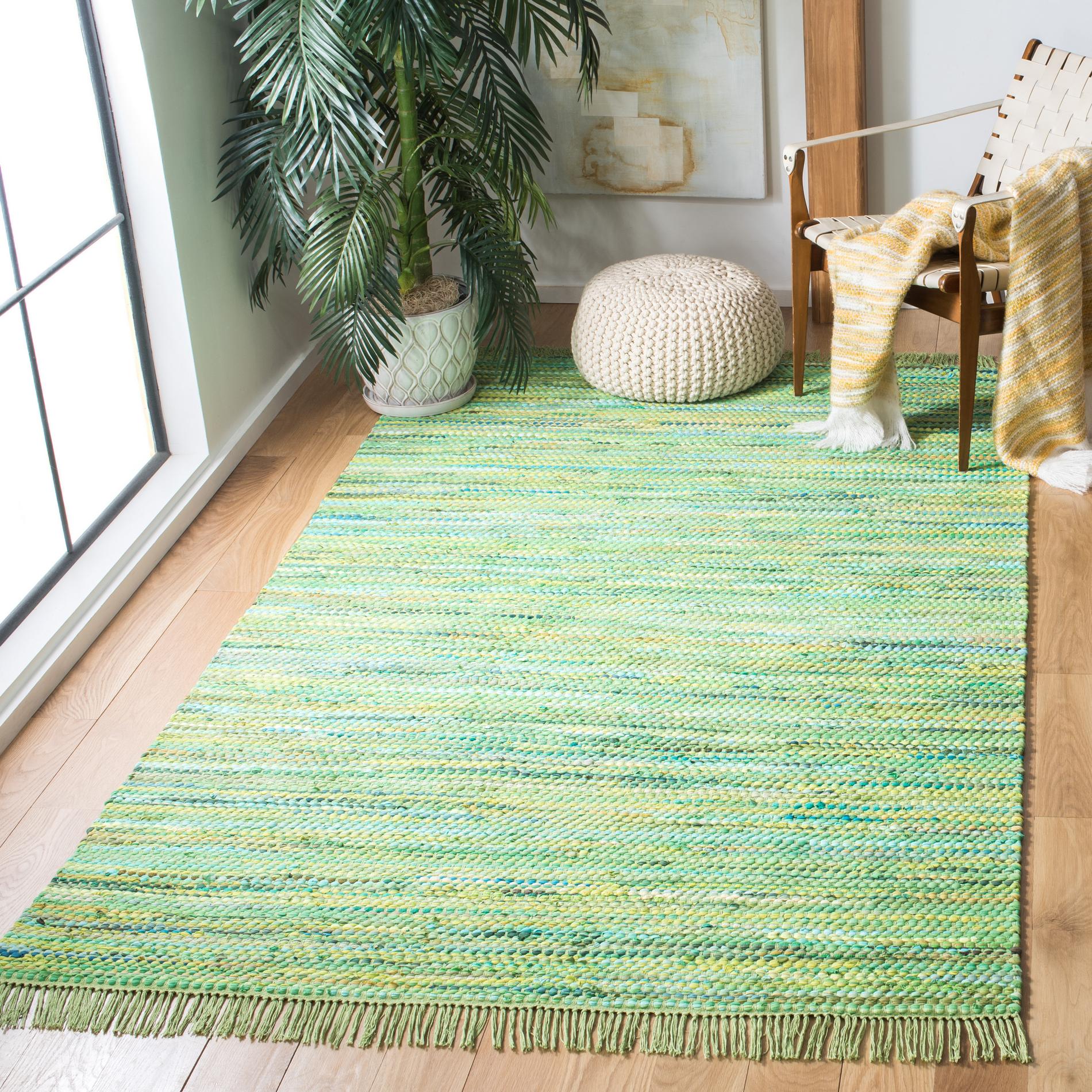 Safavieh Montauk Mtk251Y Green Area Rug