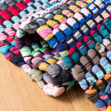 Safavieh Montauk Mtk251Z Black/Pink Rugs.