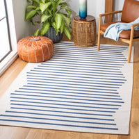 Safavieh Montauk Mtk313M Ivory/Navy Area Rug