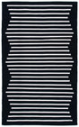 Safavieh Montauk Mtk313Z Black/Ivory Area Rug