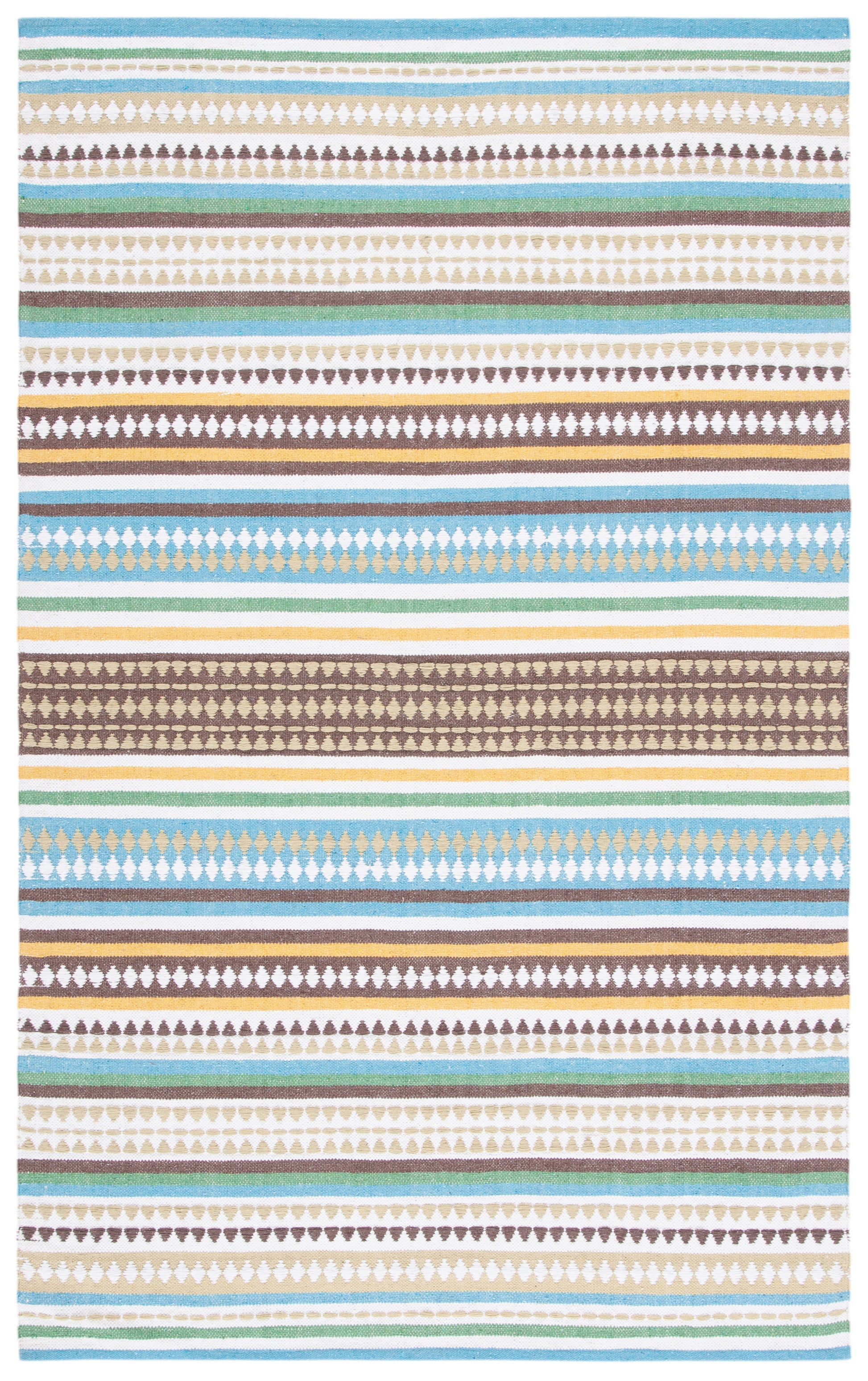 Safavieh Montauk Mtk451L Light Blue/Ivory Area Rug