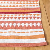 Safavieh Montauk Mtk451P Orange/Ivory Rug.