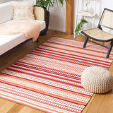 Safavieh Montauk Mtk451P Orange/Ivory Rug.