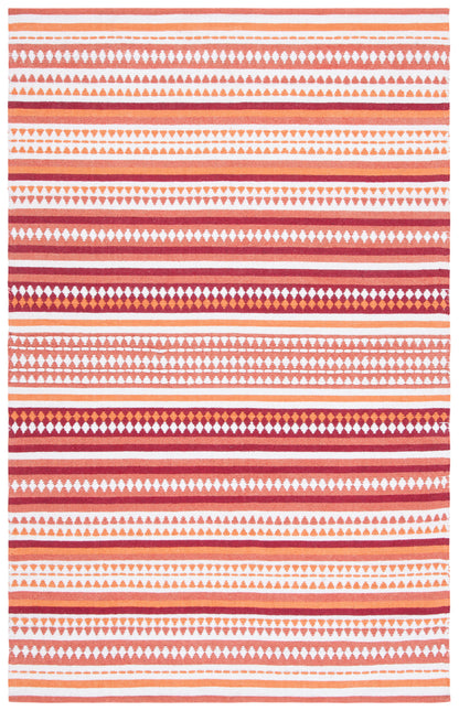 Safavieh Montauk Mtk451P Orange/Ivory Area Rug