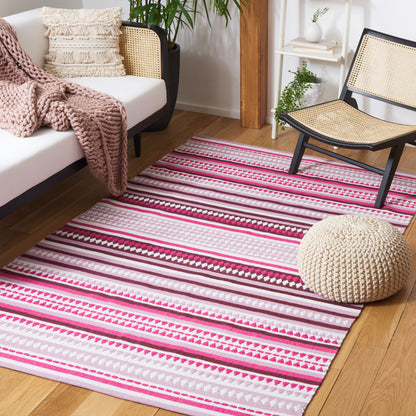 Safavieh Montauk Mtk451R Pink/Ivory Area Rug