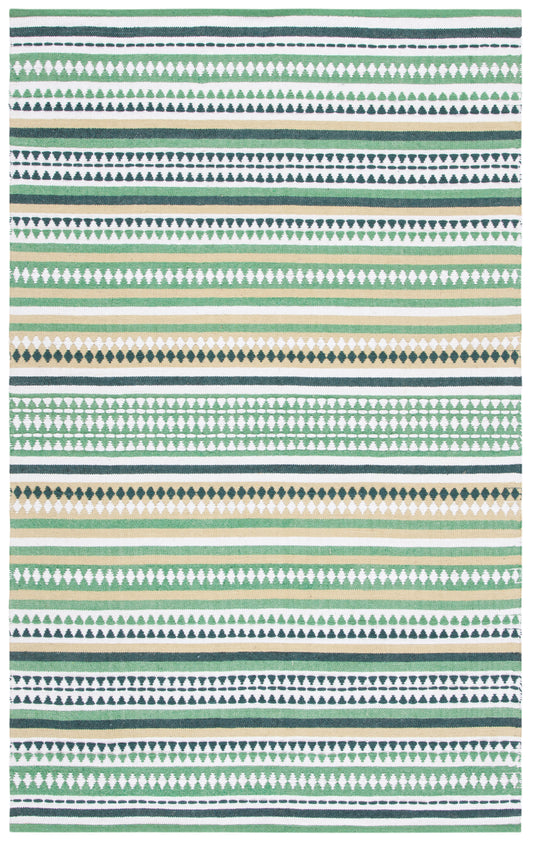 Safavieh Montauk Mtk451Y Green/Ivory Area Rug