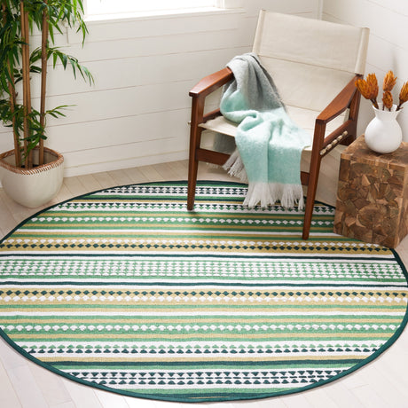 Safavieh Montauk Mtk451Y Green/Ivory Rug.