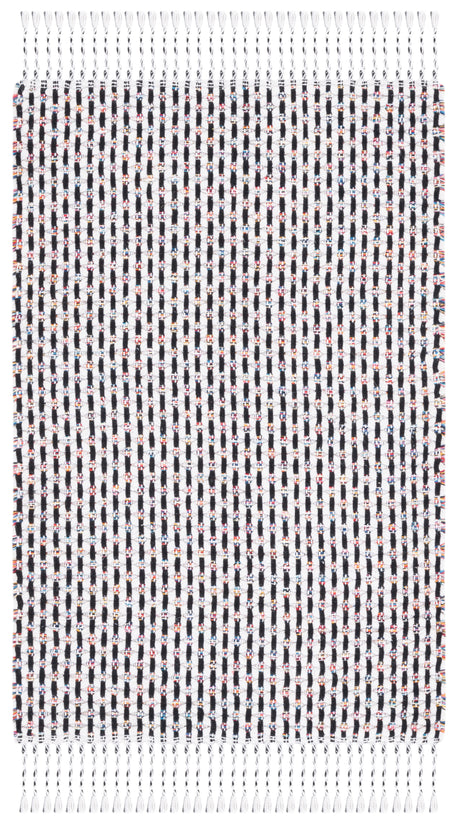 Safavieh Montauk Mtk475A Ivory/Black Rug.