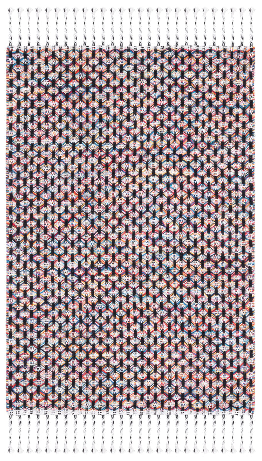 Safavieh Montauk Mtk475Q Red/Yellow Area Rug