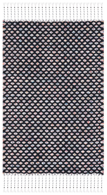 Safavieh Montauk Mtk475Z Black/Ivory Area Rug