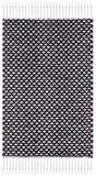 Safavieh Montauk Mtk475Z Black/Ivory Rug.