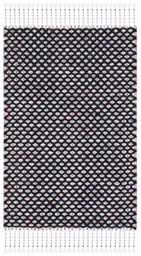 Safavieh Montauk Mtk475Z Black/Ivory Area Rug