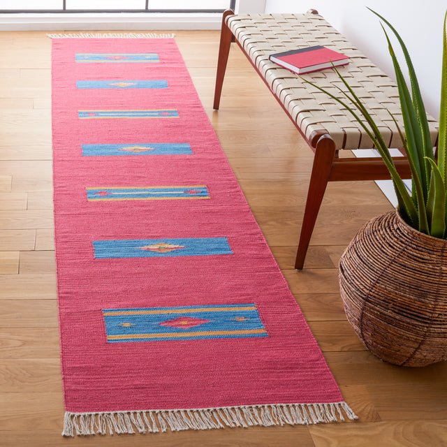 Safavieh Montauk Mtk551Q Red/Blue Area Rug