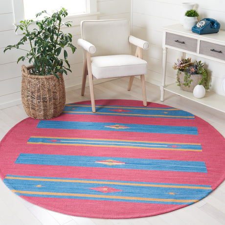 Safavieh Montauk Mtk551Q Red/Blue Area Rug