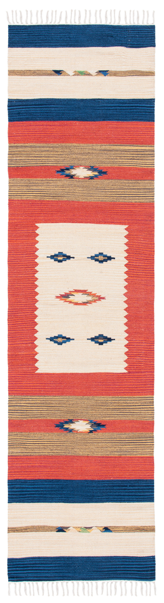 Safavieh Montauk Mtk552A Blue/Red Area Rug