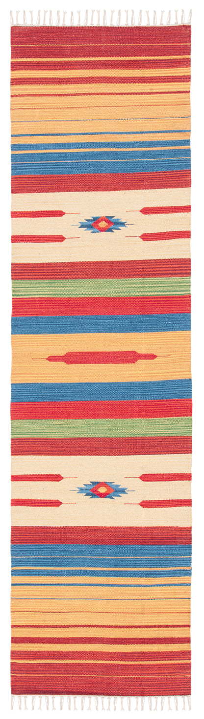 Safavieh Montauk Mtk554Q Red/Blue Area Rug