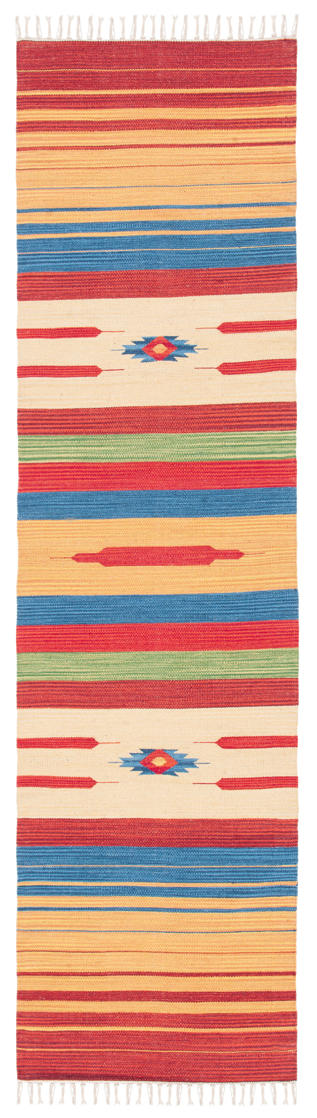 Safavieh Montauk Mtk554Q Red/Blue Area Rug