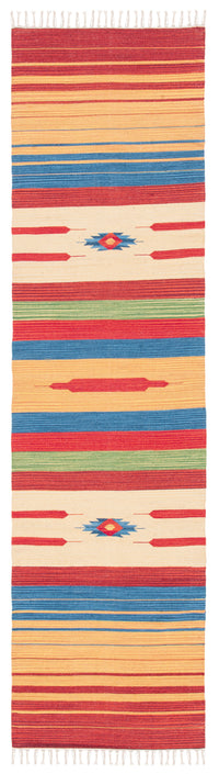 Safavieh Montauk Mtk554Q Red/Blue Area Rug