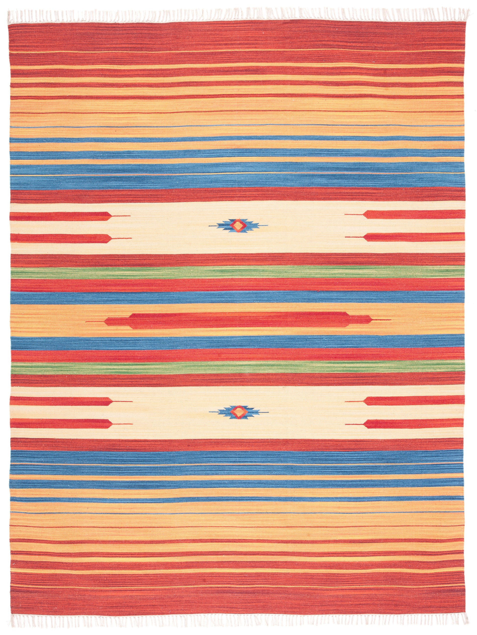 Safavieh Montauk Mtk554Q Red/Blue Area Rug