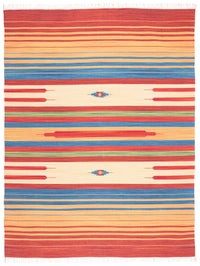 Safavieh Montauk Mtk554Q Red/Blue Area Rug