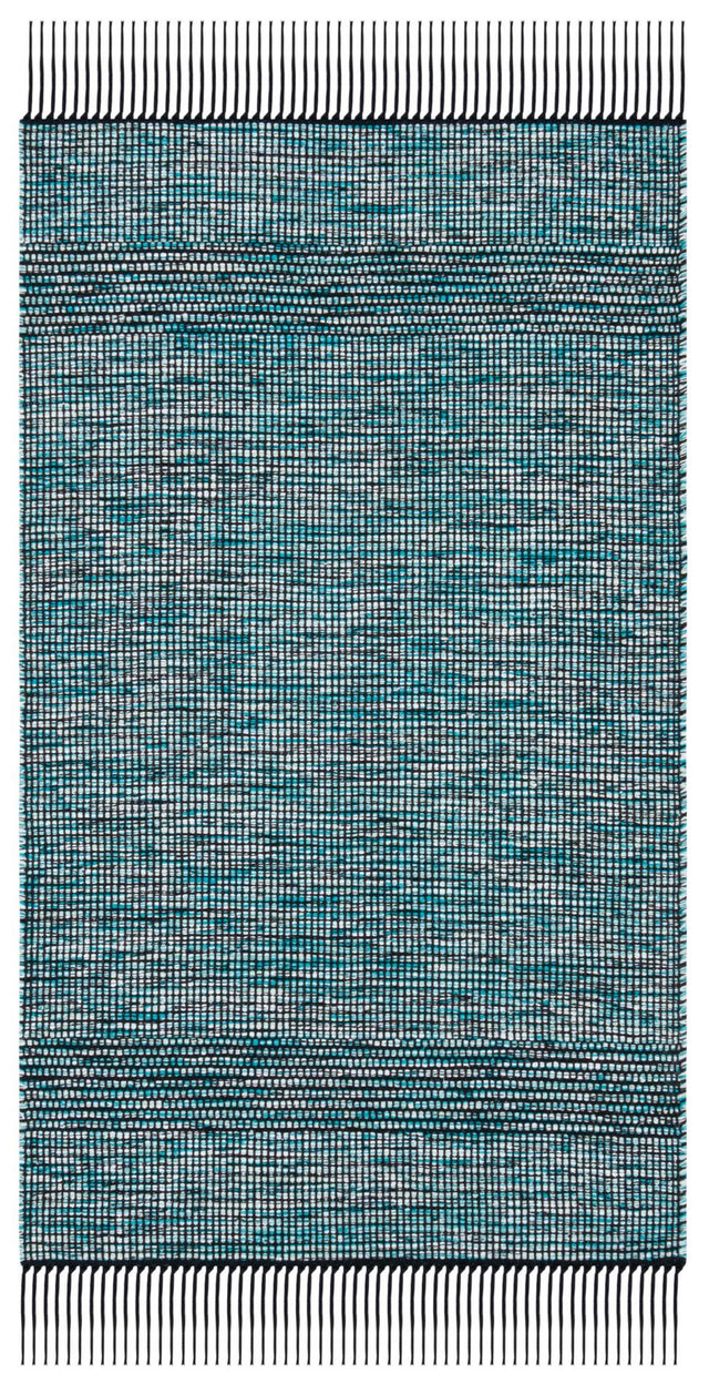 Safavieh Montauk Mtk620K Turquoise/Black Area Rug