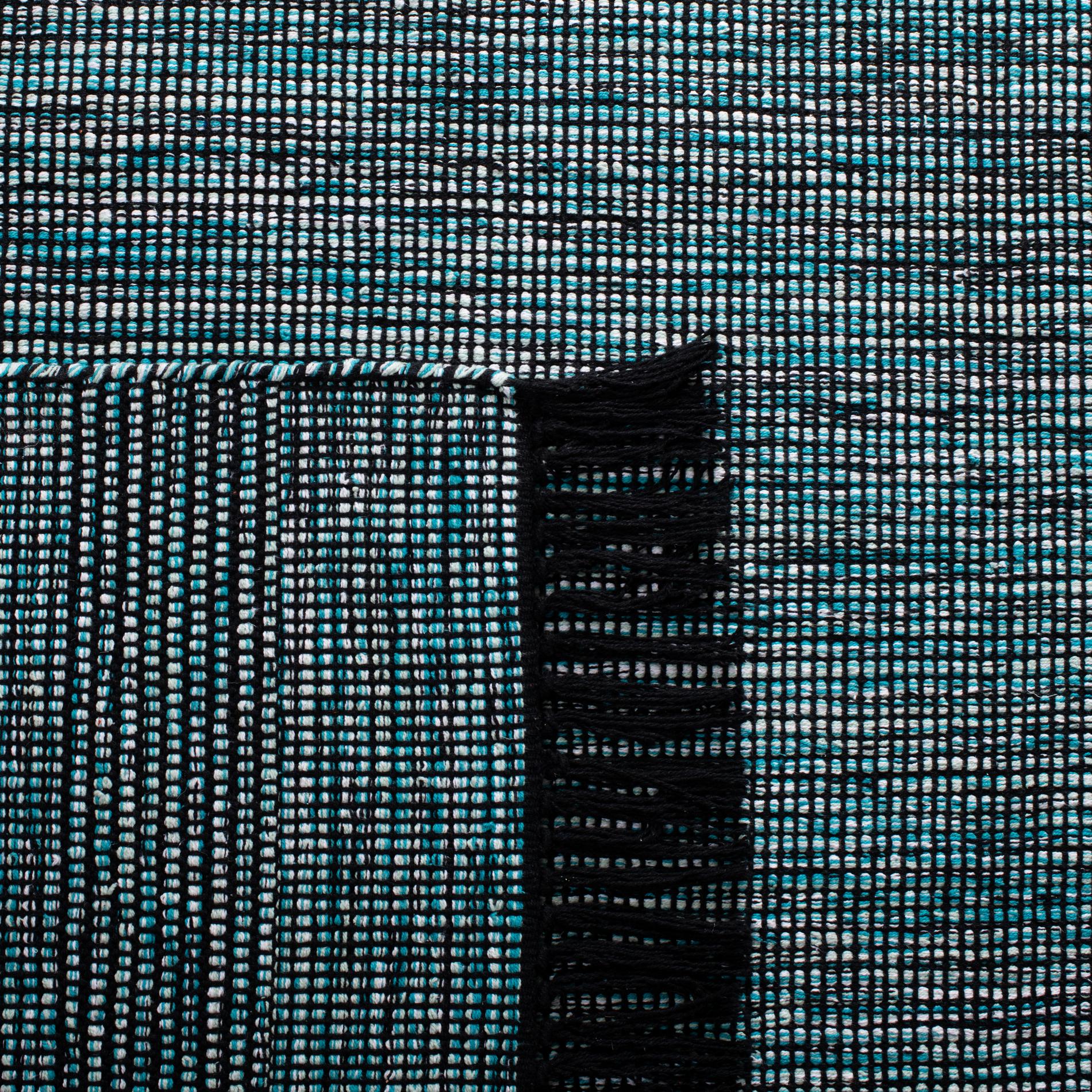 Safavieh Montauk Mtk620K Turquoise/Black Area Rug