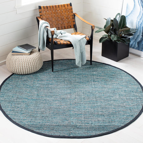 Safavieh Montauk Mtk620K Turquoise/Black Area Rug