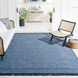 Safavieh Montauk Mtk620M Blue/Black Rugs.
