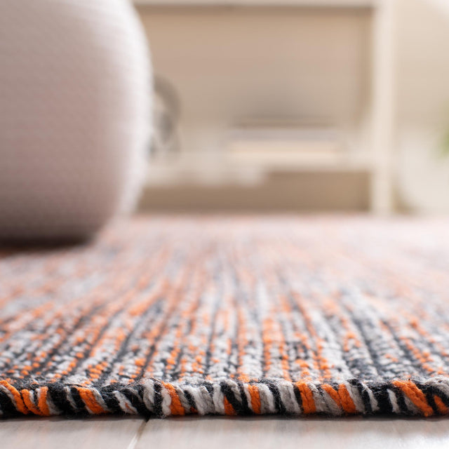 Safavieh Montauk Mtk620P Orange/Black Area Rug