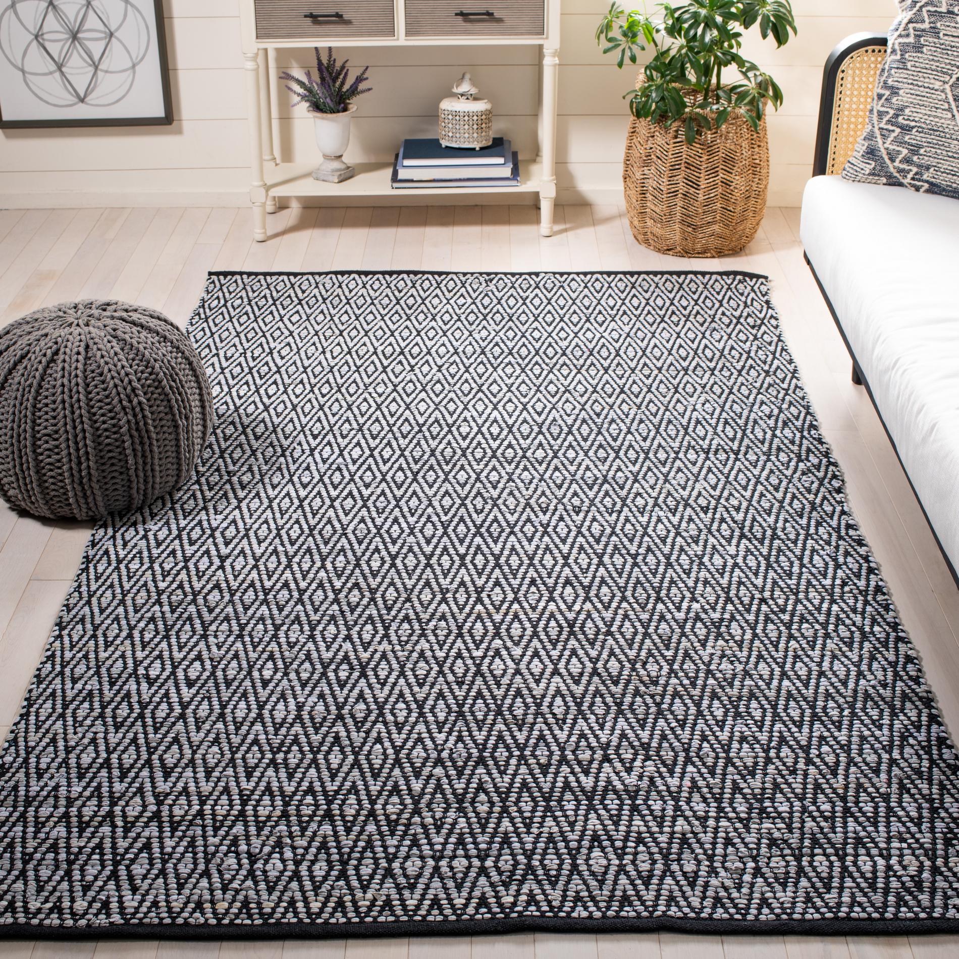 Safavieh Montauk Mtk621F Grey/Black Area Rug