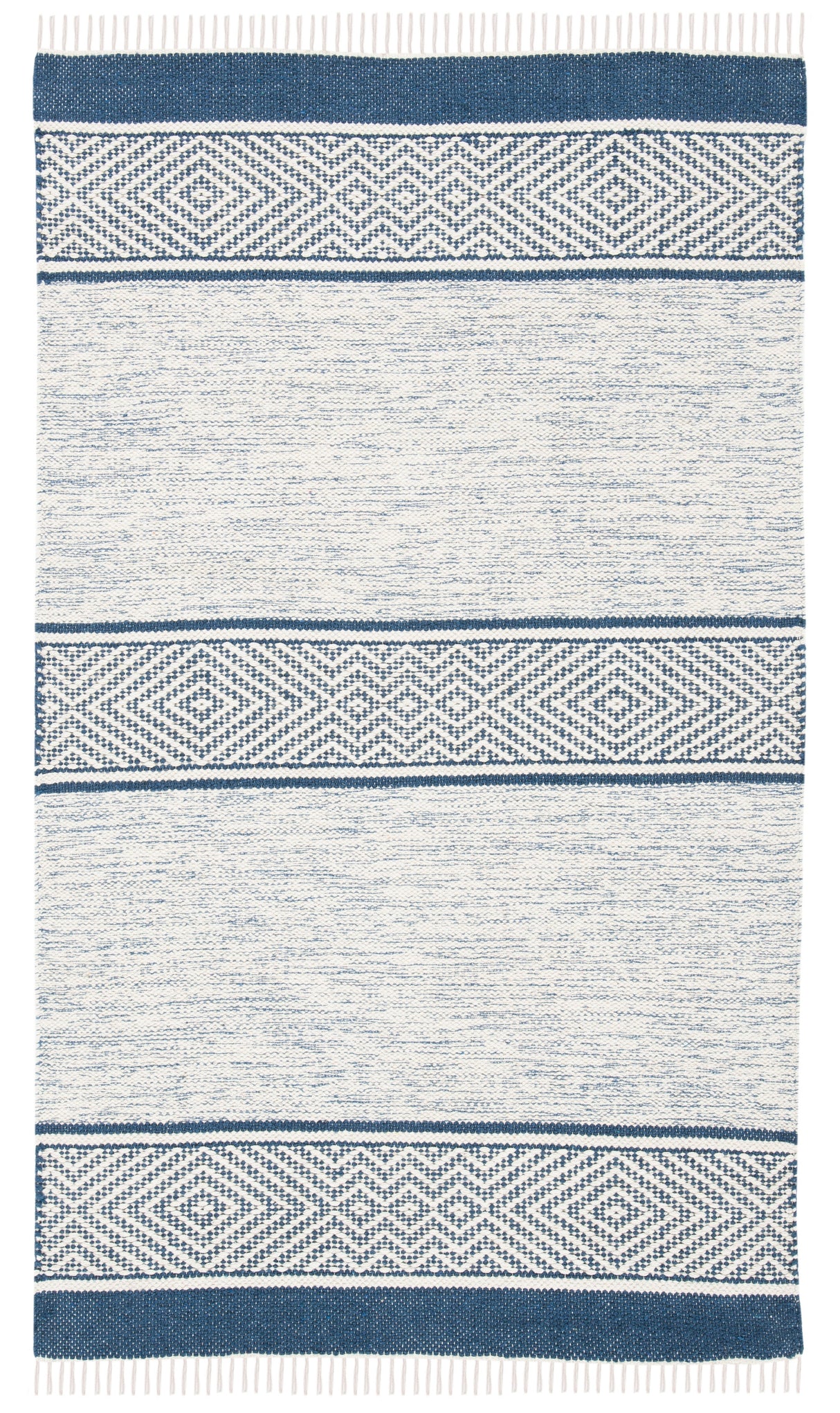 Safavieh Montauk Mtk651N Ivory/Navy Rugs.