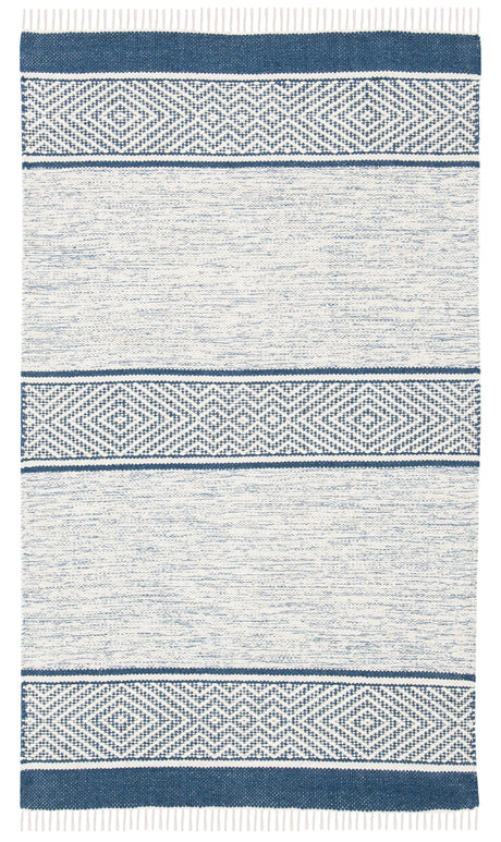 Safavieh Montauk Mtk651N Ivory/Navy Area Rug