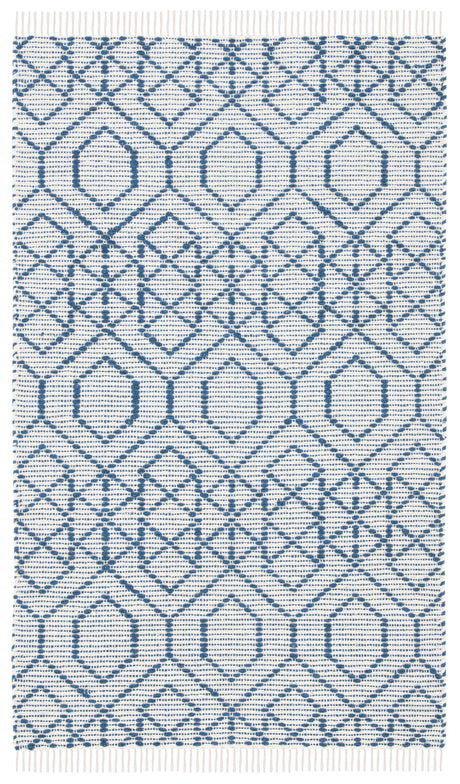 Safavieh Montauk Mtk652N Navy/Beige Area Rug