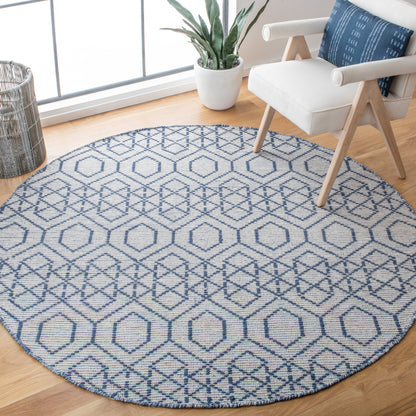 Safavieh Montauk Mtk652N Navy/Beige Area Rug