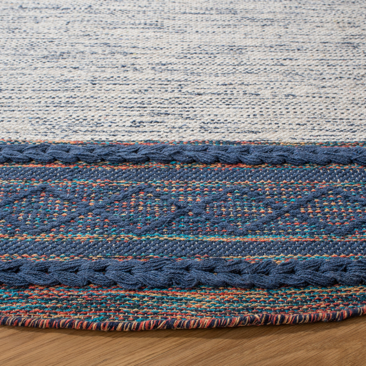 Safavieh Montauk Mtk653N Navy/Beige Rugs.