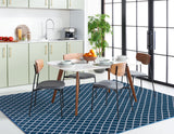 Safavieh Montauk Mtk706N Navy/Ivory Rug.