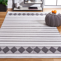 Safavieh Montauk Mtk708H Dark Grey/Ivory Area Rug