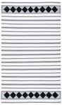 Safavieh Montauk Mtk708Z Black/Ivory Rug.