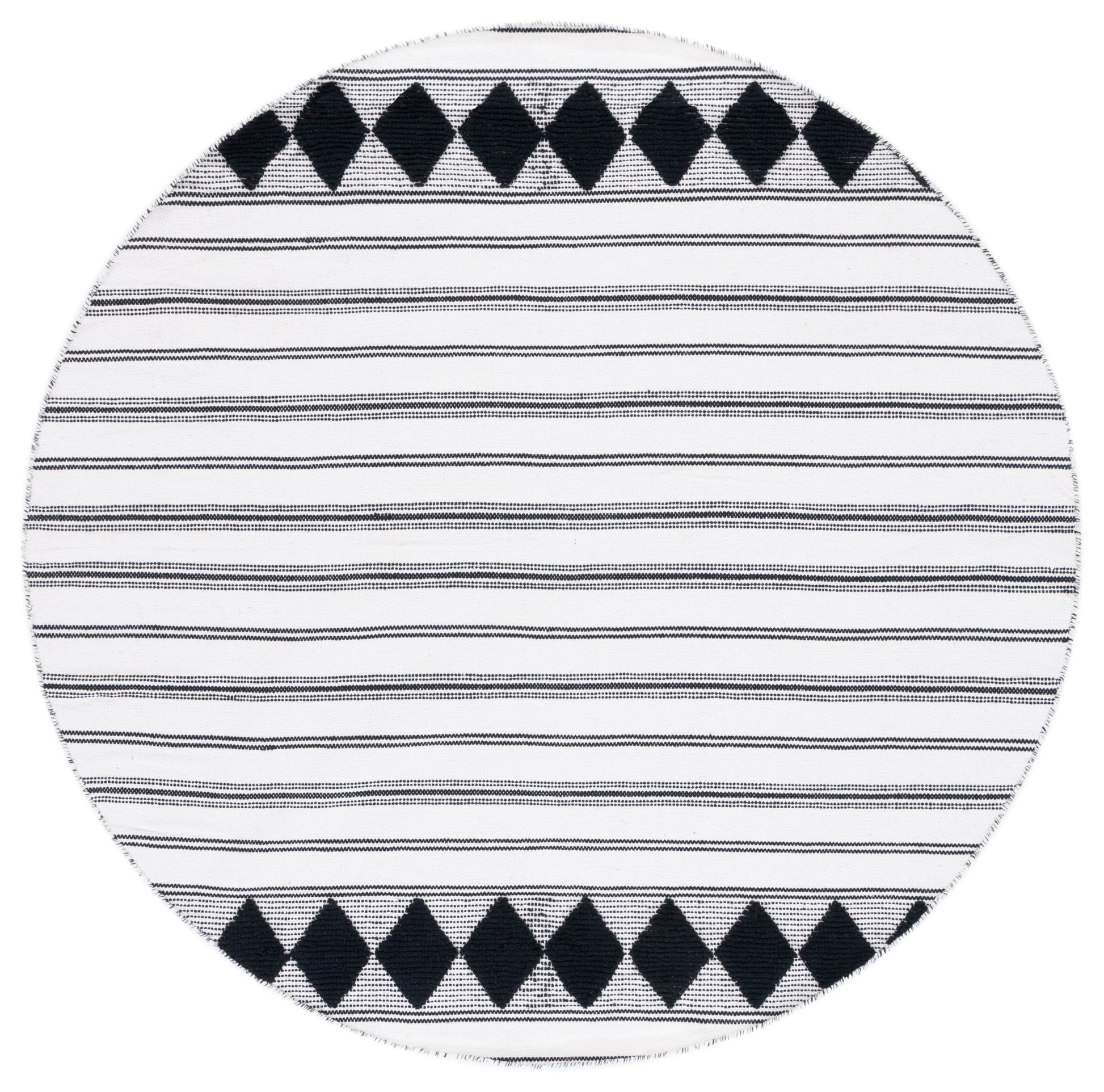 Safavieh Montauk Mtk708Z Black/Ivory Area Rug