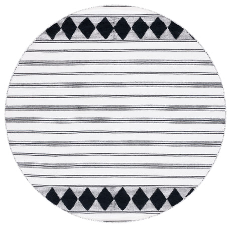 Safavieh Montauk Mtk708Z Black/Ivory Rug.