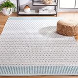 Safavieh Montauk Mtk714J Aqua/Ivory Rug.