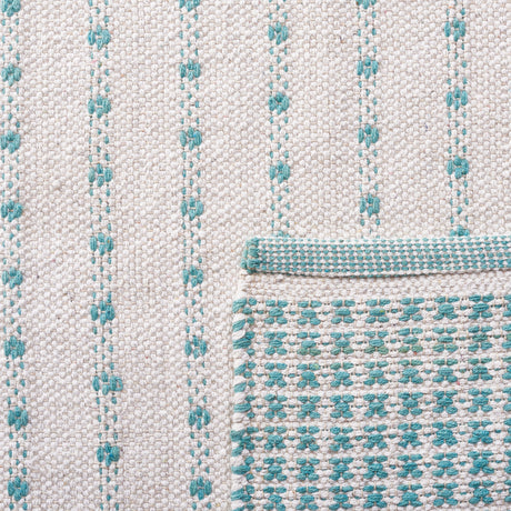 Safavieh Montauk Mtk714J Aqua/Ivory Rug.