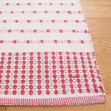 Safavieh Montauk Mtk714Q Red/Ivory Rug.