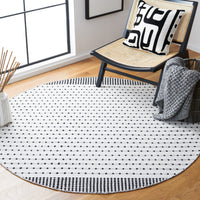 Safavieh Montauk Mtk714Z Black/Ivory Area Rug