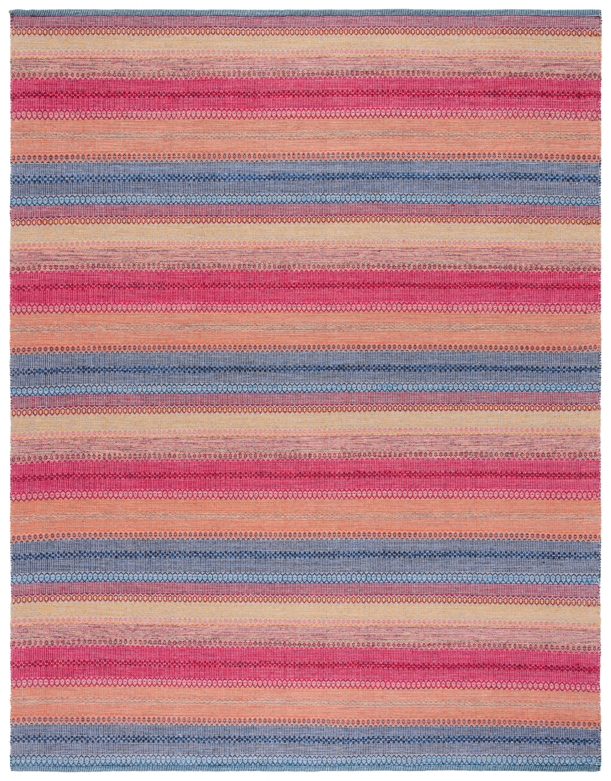 Safavieh Montauk Mtk851M Blue/Red Area Rug