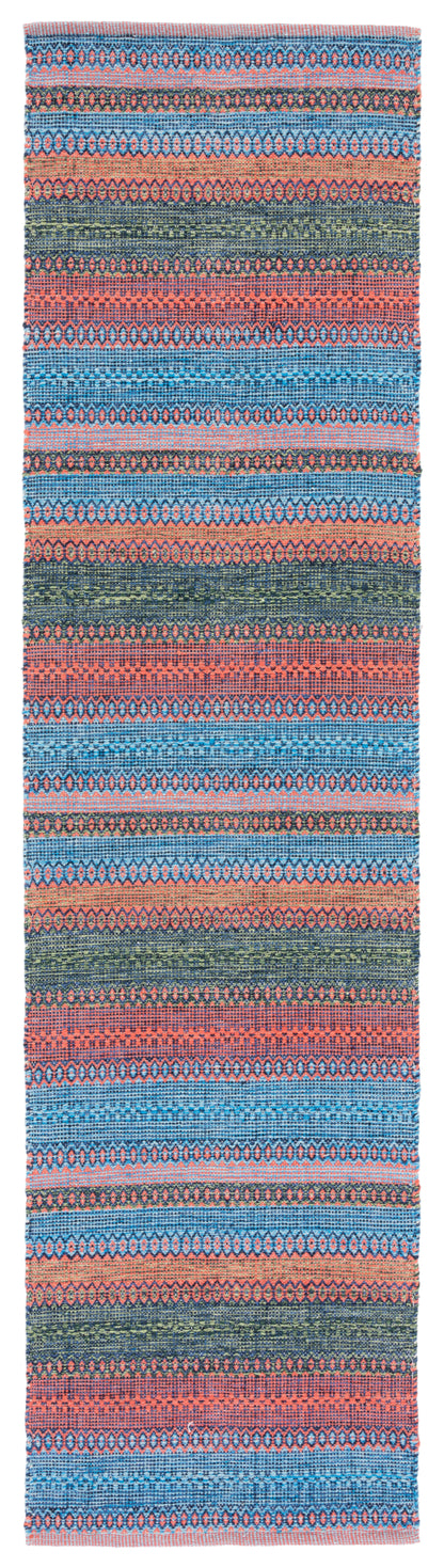 Safavieh Montauk Mtk851N Blue/Orange Area Rug