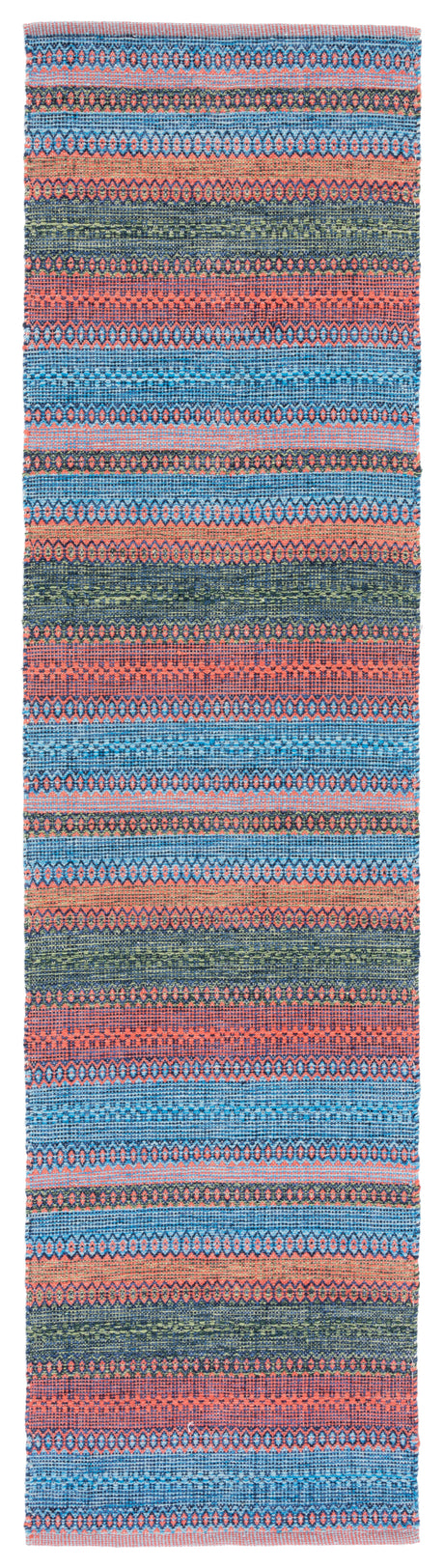 Safavieh Montauk Mtk851N Blue/Orange Rug.