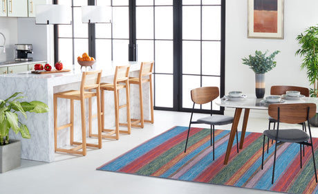 Safavieh Montauk Mtk851N Blue/Orange Rug.